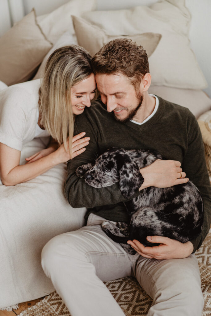 Aussiedor Welpe Fellfreundschaften